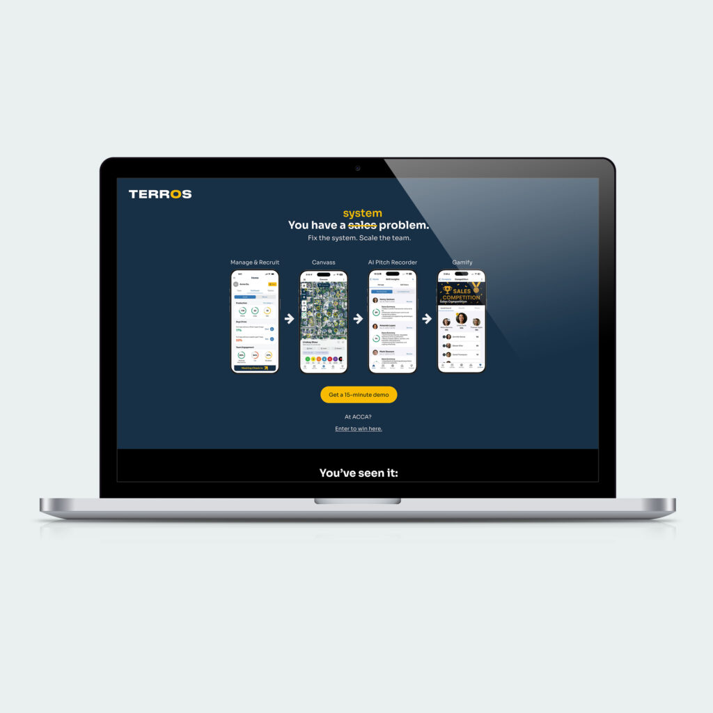 Terros Landing Page